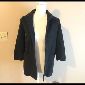 J. Crew Gray Blazer Sweater